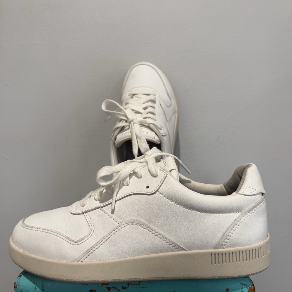 Everlane The Court Sneaker White Leather Size Women 7 Men’s 5 Unisex